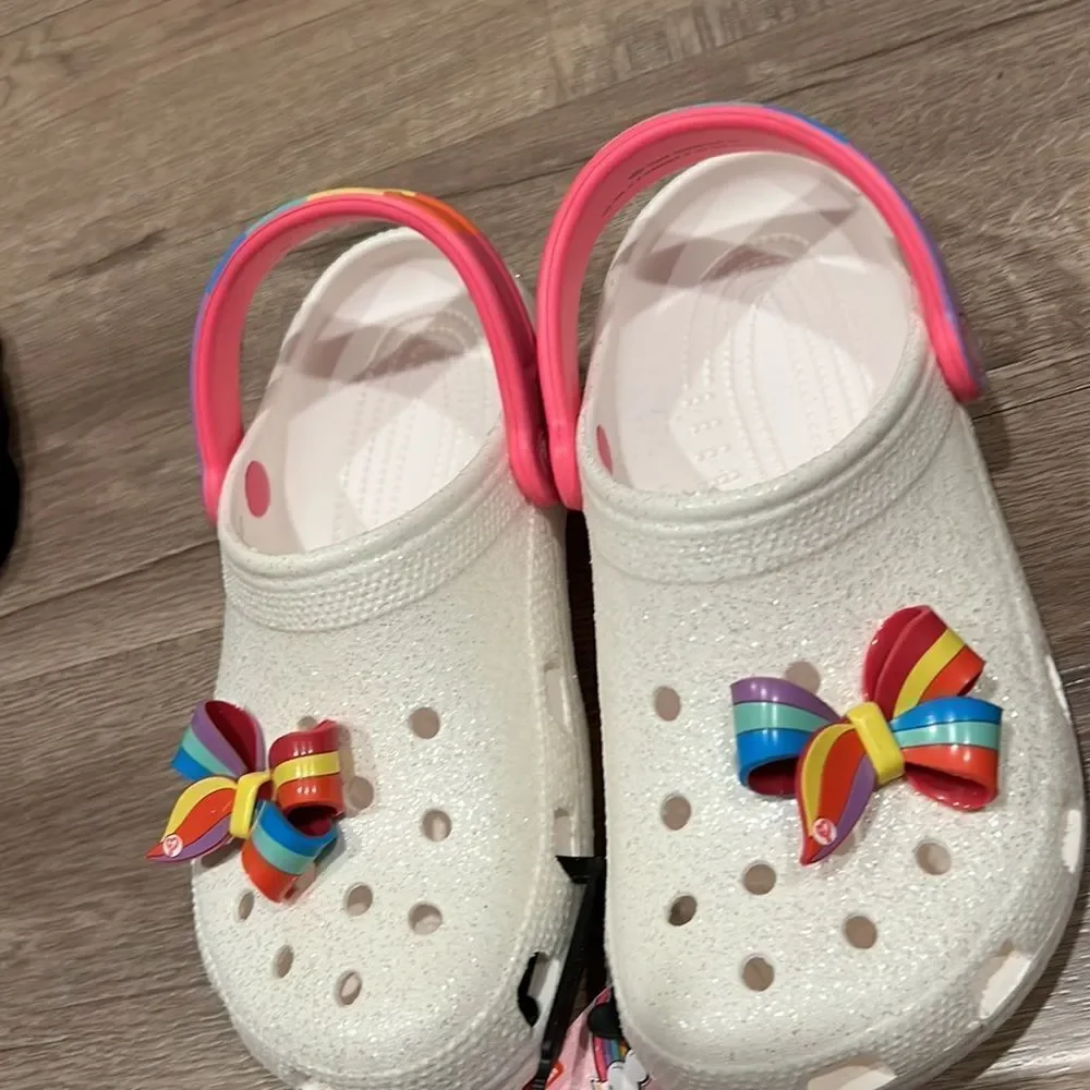🎉Final Deal 🎉JoJo Siwa sparkly blow crocs